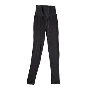 Lululemon Black Ribbed Leggings